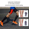 Mdrcg 15–20 mmHg Zipper Compression Socks, Open-Toe Knee-High, Skin Color, 5XL view 4