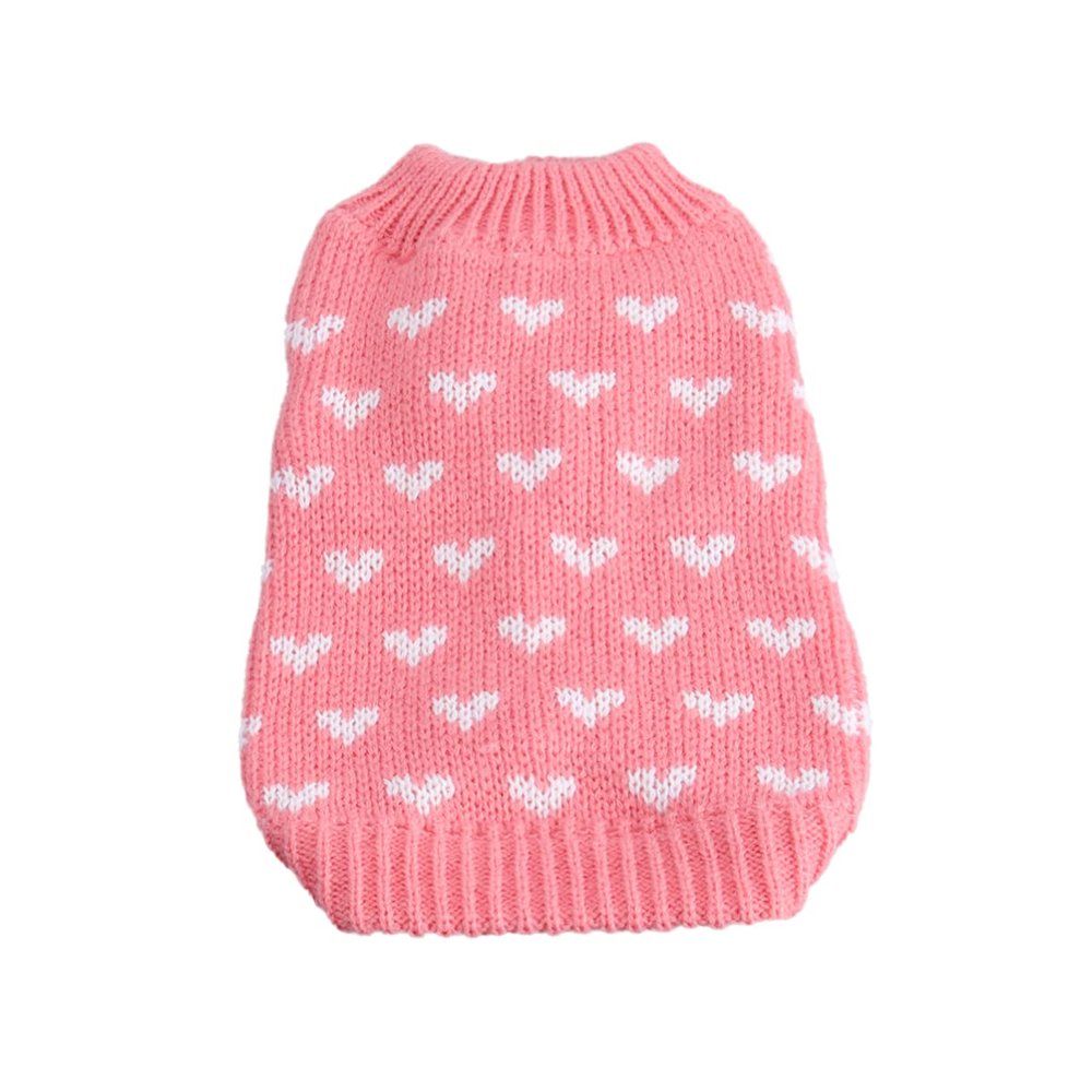 INOOMP Pet Clothing Attractive Slim Dog Sweater, Dog Coat, Raincoat, Winter Clothing, Crew-Neck Pet Accessory