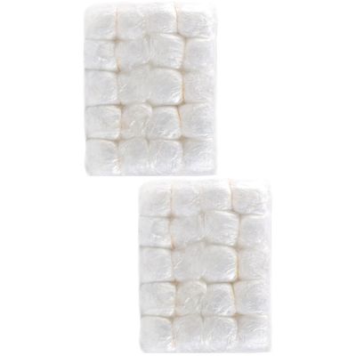 Healeved 200-Piece Disposable Elastic Transparent Shower Caps