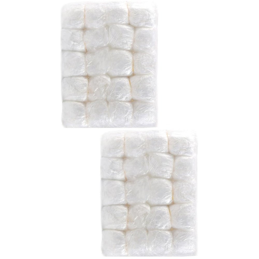 Healeved 200-Piece Disposable Elastic Transparent Shower Caps