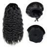 Water Wave Human Hair Drawstring Ponytail Extension for Black Women view 4