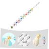 BESPORTBLE Cuttlebone Chew Toy with Bell for Birds and Hamsters view 4