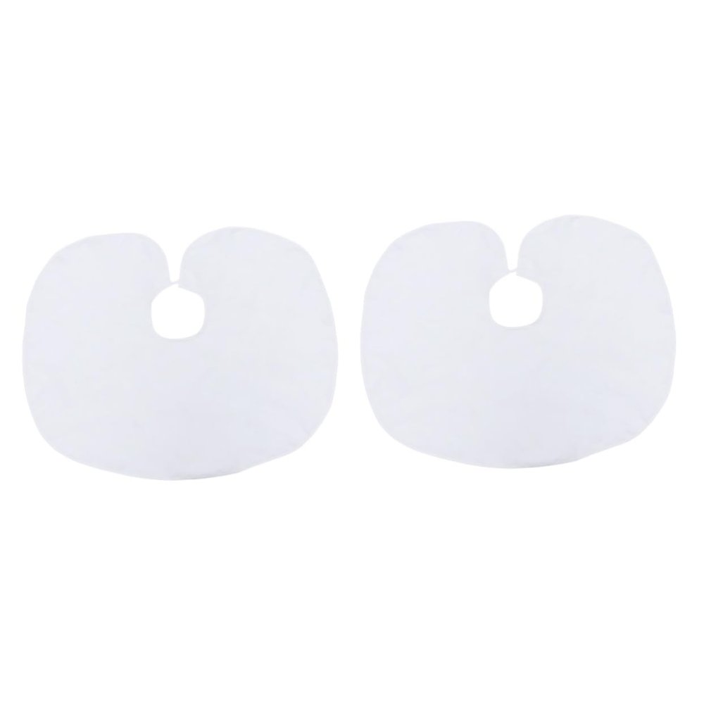 MAGICLULU 2-Piece Nylon Haircut Cape, Waterproof, White