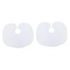 MAGICLULU 2-Piece Nylon Haircut Cape, Waterproof, White view 1