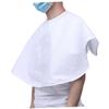 MAGICLULU 2-Piece Nylon Haircut Cape, Waterproof, White view 2