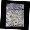 Nail Rhinestones, 1,440 Pieces, Flat Back, Silver Backing view 3