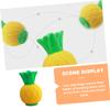 Kisangel Latex Dog Toy for Puppies, Teeth-Cleaning Toy with Squeakers, Bite-Resistant Pineapple-Shaped Chew Toy view 4