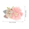 UPKOCH 18-Piece Flower Hair Clips for Girls with Handcrafted Designs view 3