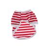 Sosoport 2-Piece Cool Design Dog Vest, Breathable Striped Cotton, Red view 4