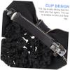 FRCOLOR 8-Piece Women's Hair Nets with Bow Clips for Bun Styling view 4