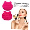 MAGICLULU 2-Piece 2-in-1 Makeup Brush Holder and Face-Cleansing Pad Set view 2
