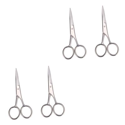 FOMIYES 4-Piece Beard Trimming Scissors Set for Precise Trimming