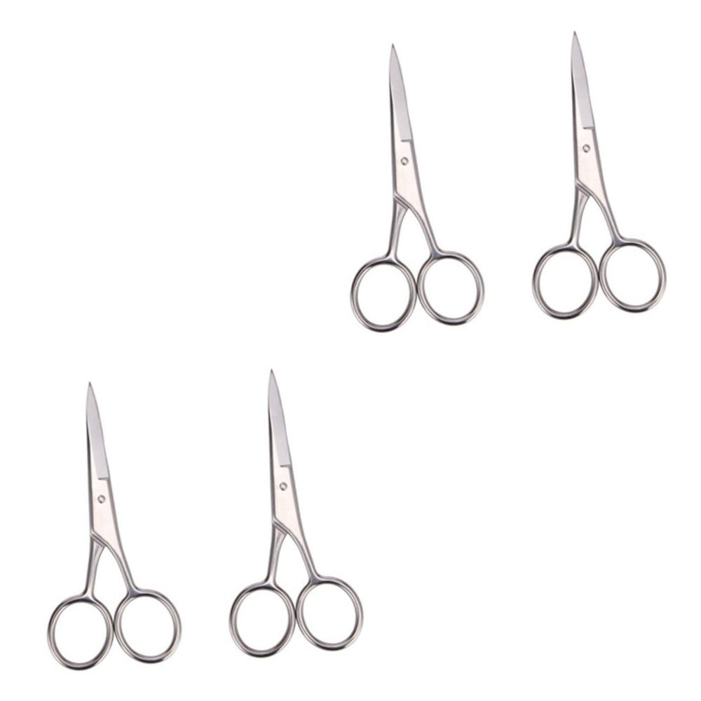 FOMIYES 4-Piece Beard Trimming Scissors Set for Precise Trimming
