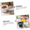 Supvox Ceramic Cat Bowl with Slanted Rim view 3