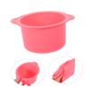 Healeved 400 ml Replacement Silicone Bowl for Wax Warmers, Pink view 2