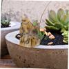 BESPORTBLE Miniature Garden Rock Statue view 3