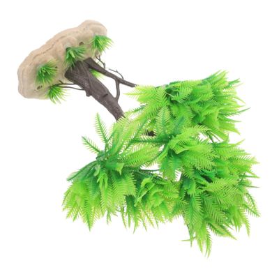 WOONEKY Artificial Aquarium Plant, Plastic Decorative Model for Small Aquariums