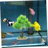 WOONEKY Artificial Aquarium Plant, Plastic Decorative Model for Small Aquariums view 3