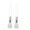 FRCOLOR 2-Piece Makeup Brush Set for Women with Soft Bristles, Lightweight and Portable view 1