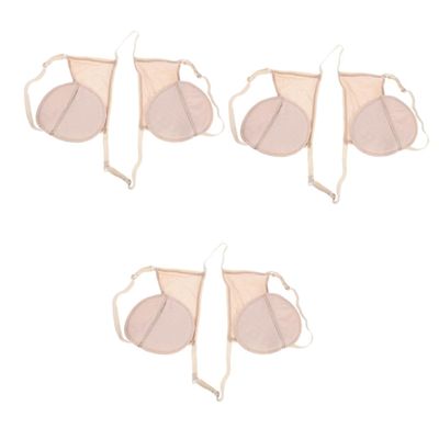 Healvian 3-Piece Washable Underarm Pads for Women, Reusable Sweat Absorbers for Sensitive Skin