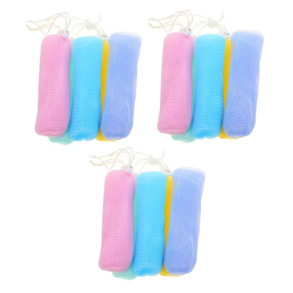 Soap Lather Bags, 15-Pack, PP and PE with Drawstring