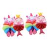 Healeved 2-Set Family-Friendly Kids’ Bath Loofah Sponges, Cartoon Design, 4 Pieces view 1