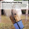 MANON ROSA Horse Feed Bag, 3-Piece, Black view 2