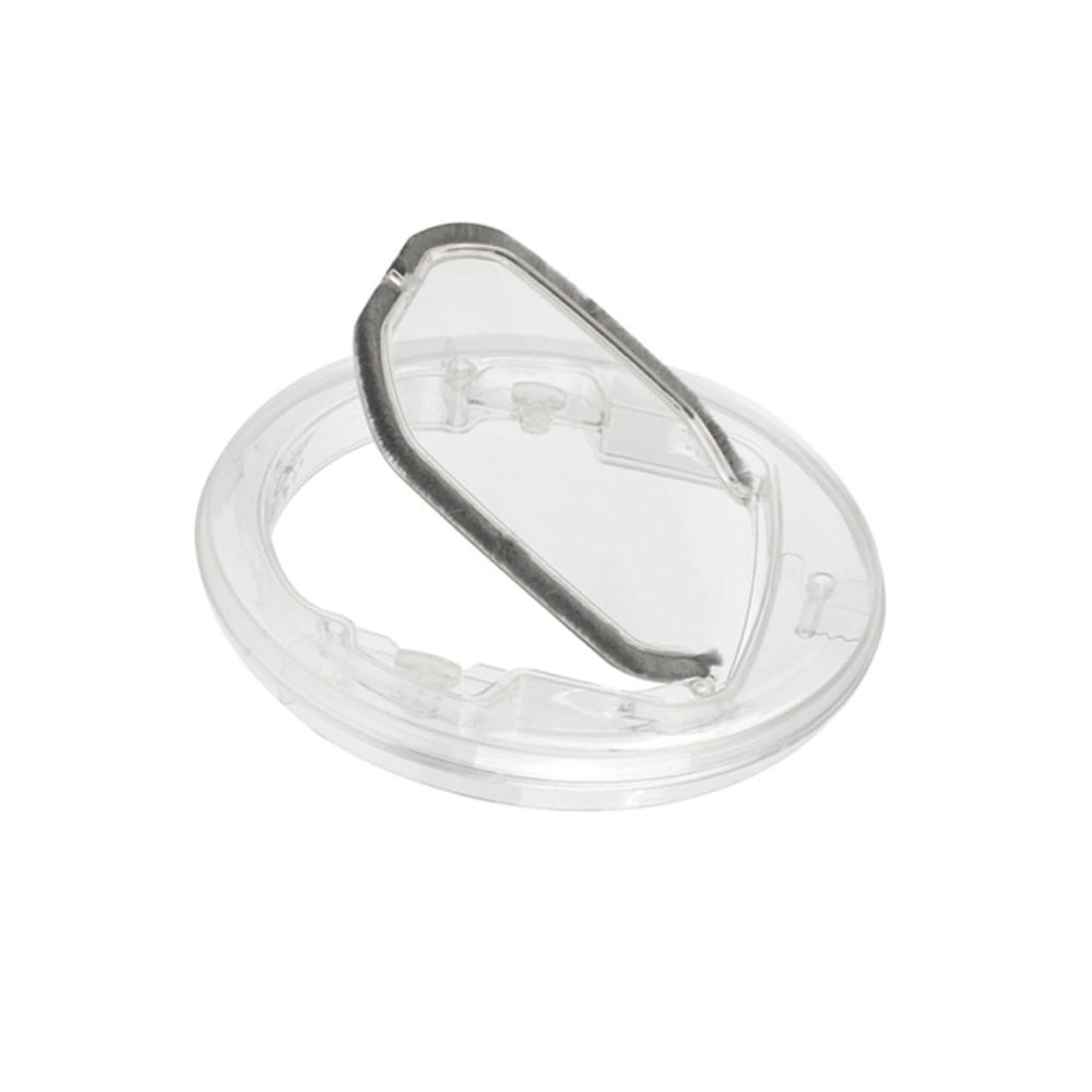 Transparent Adjustable Plastic Cat Flap, White