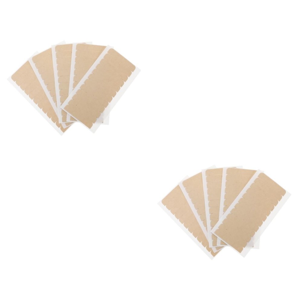 FRCOLOR 20-Sheet Double-Sided Hair Tape for Extensions and Wigs, High-Adhesion Tabs for Secure Hold and Easy Application