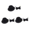 Sosoport 6-Piece Pet Costume Set with Sequined Adjustable Hat and Bow Tie for Dogs and Puppies, for Parties, Birthdays and Photo Shoots view 1