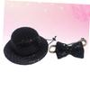 Sosoport 6-Piece Pet Costume Set with Sequined Adjustable Hat and Bow Tie for Dogs and Puppies, for Parties, Birthdays and Photo Shoots view 4