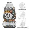 CZDBNLHF Car Seat Covers, Cute New York Cartoon American Theme, 2-Pack view 4