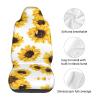 Stylish Car Seat Covers with Sunflower Print, 2-Piece Set view 4