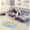 INOOMP Dog Snuffle Mat for Slow Feeding, Interactive Food Toy with Non-Slip Bottom, Promotes Sense of Smell and Reduces Stress, Attractive Design for Dogs, Easy to view 3
