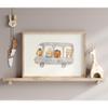 MeinBaby123 Posters | Cute Animals | Sets of 4, 6, or 8 (Boho Cute Friends) view 2