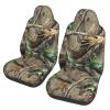 CZDBNLHF Harthlzer Car Seat Covers, Camouflage Print, 2-Piece Set, Polyester Fabric, Full-Print Design view 1
