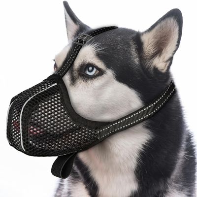 Dog Muzzle for Large Dogs - Adjustable, Breathable, Reflective