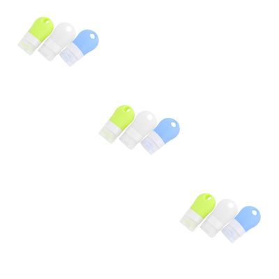 MAGICLULU 9-Piece Travel Refillable Silicone Bottle Set