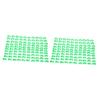 BESPORTBLE 200-Piece Numbered Poultry Leg Bands, Reusable Identification Rings for Chickens and Ducks, Green view 1