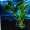 Happyyami 3-Piece Artificial Aquarium Plants, Monstera view 2