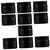 MAGICLULU 10-Piece Glass Cosmetic Jars with Lids view 1