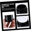MAGICLULU 10-Piece Glass Cosmetic Jars with Lids view 2