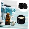 MAGICLULU 10-Piece Glass Cosmetic Jars with Lids view 4
