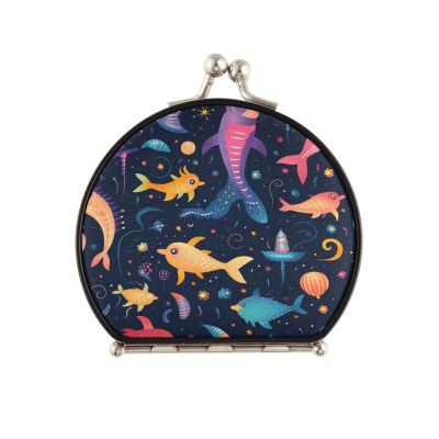 NYYYTTTEU Starfish Sea Animal Folding Compact Makeup Mirror