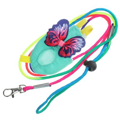 BESPORTBLE Lightweight Bird Flight Suit for Parrots and Large Parakeets, Breathable Fabric with Colorful Leash