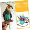 BESPORTBLE Lightweight Bird Flight Suit for Parrots and Large Parakeets, Breathable Fabric with Colorful Leash view 2