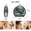 NYYYTTTEU Abstract Dragon Art Makeup Compact Mirror for Handbags, Foldable Travel Mirror view 2