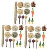 Supvox 36-Piece Chew Toy Set for Small Pets view 1