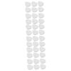 minkissy 18 Pairs Forefoot Pads for High Heels, White Gel Metatarsal Cushions view 1