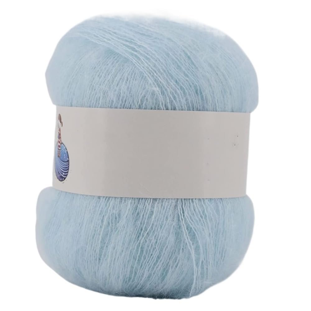 100 g Mohair Yarn for Knitting and Crochet, Color 09